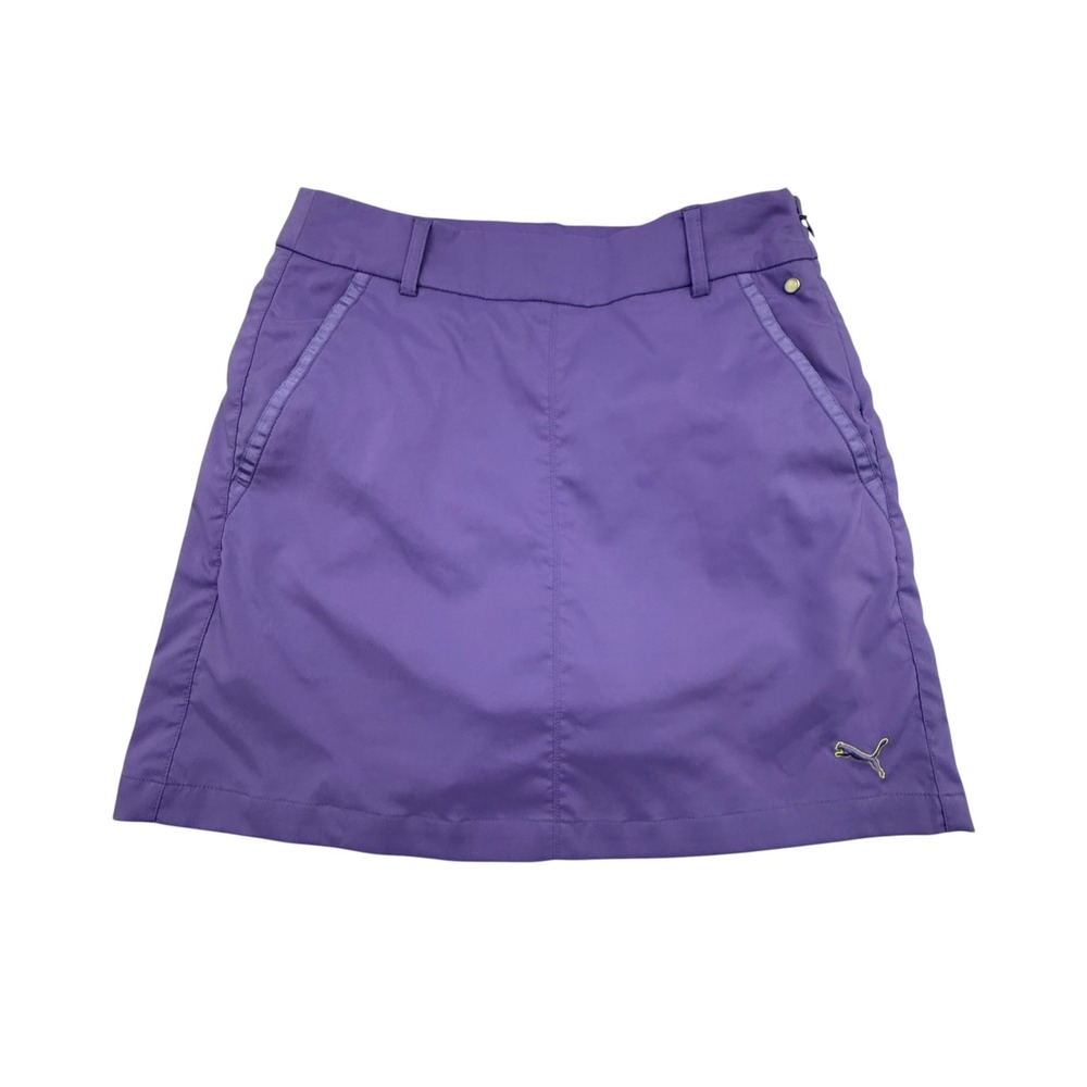 Puma Golf Skort Womens 0 Purple Activewear Athletic Mini Skirt Sporty